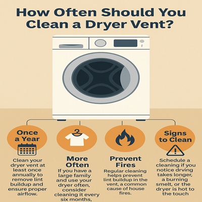 How Often Should You Clean a Dryer Vent?